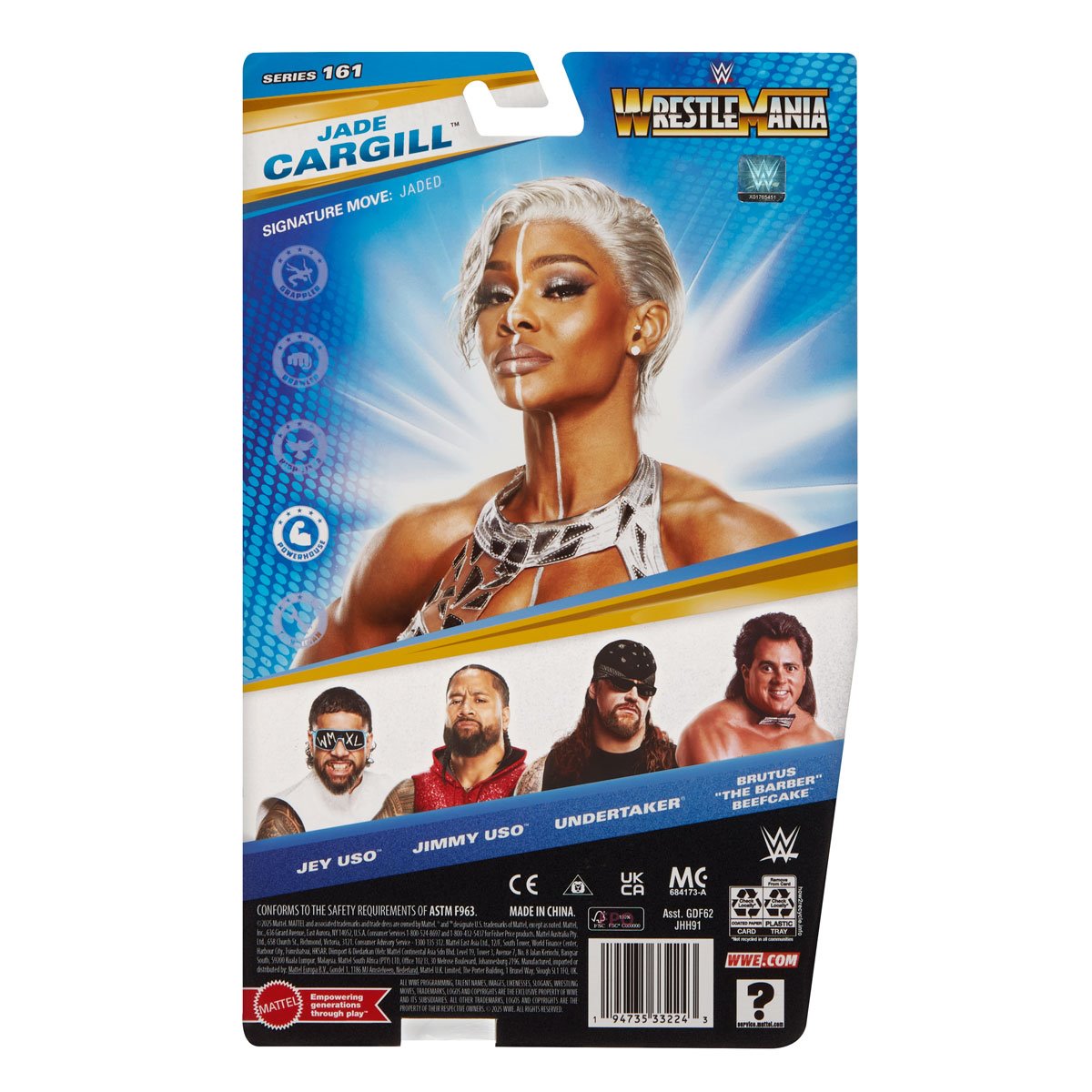 Jade Cargill - WWE Wrestlemania Main Event Series Action Figure 161 - READ DESCRIPTION