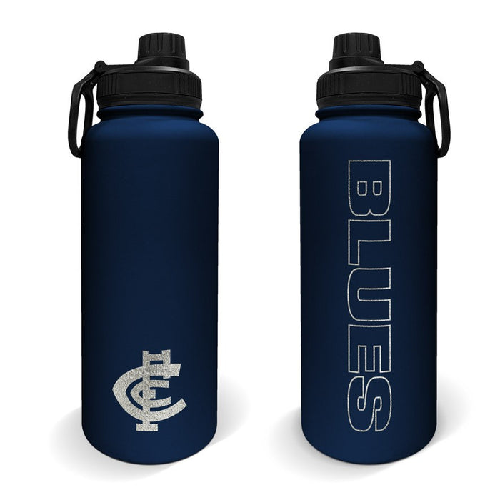 Carlton Blues 960ml Stainless Steel Drink Bottle