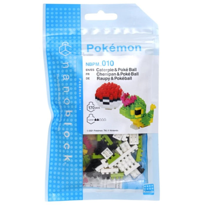 Pokemon - Caterpie & Poke Ball - nanoblock - NBPM_010