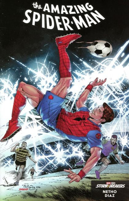 The Amazing Spider-Man, Vol. 7, #30 Netho Diaz Marvel Soccer Variant Comic