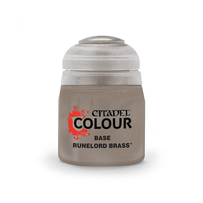 Citadel Base Runelord Brass 21-55 Acrylic Paint 12ml