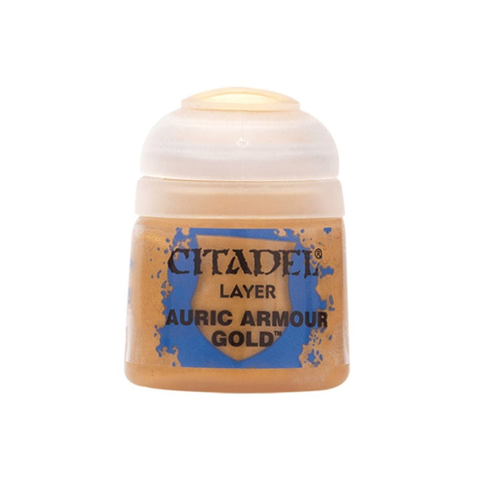 Citadel Layer Auric Armour Gold 22-62 Acrylic Paint 12ml