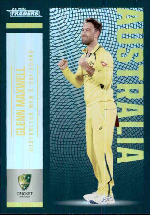 Glenn Maxwell, P016, Parallel, 2024-25 TLA CA Cricket Traders