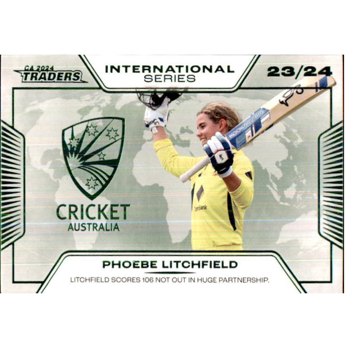 Phoebe Lichfield, International Series, 2024-25 TLA CA Cricket Traders