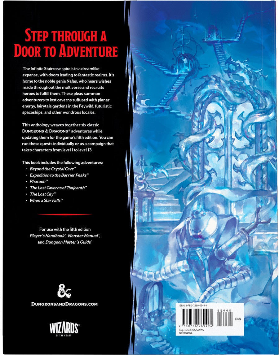 D&D Dungeons & Dragons Quests from the Infinite Staircase Hardcover