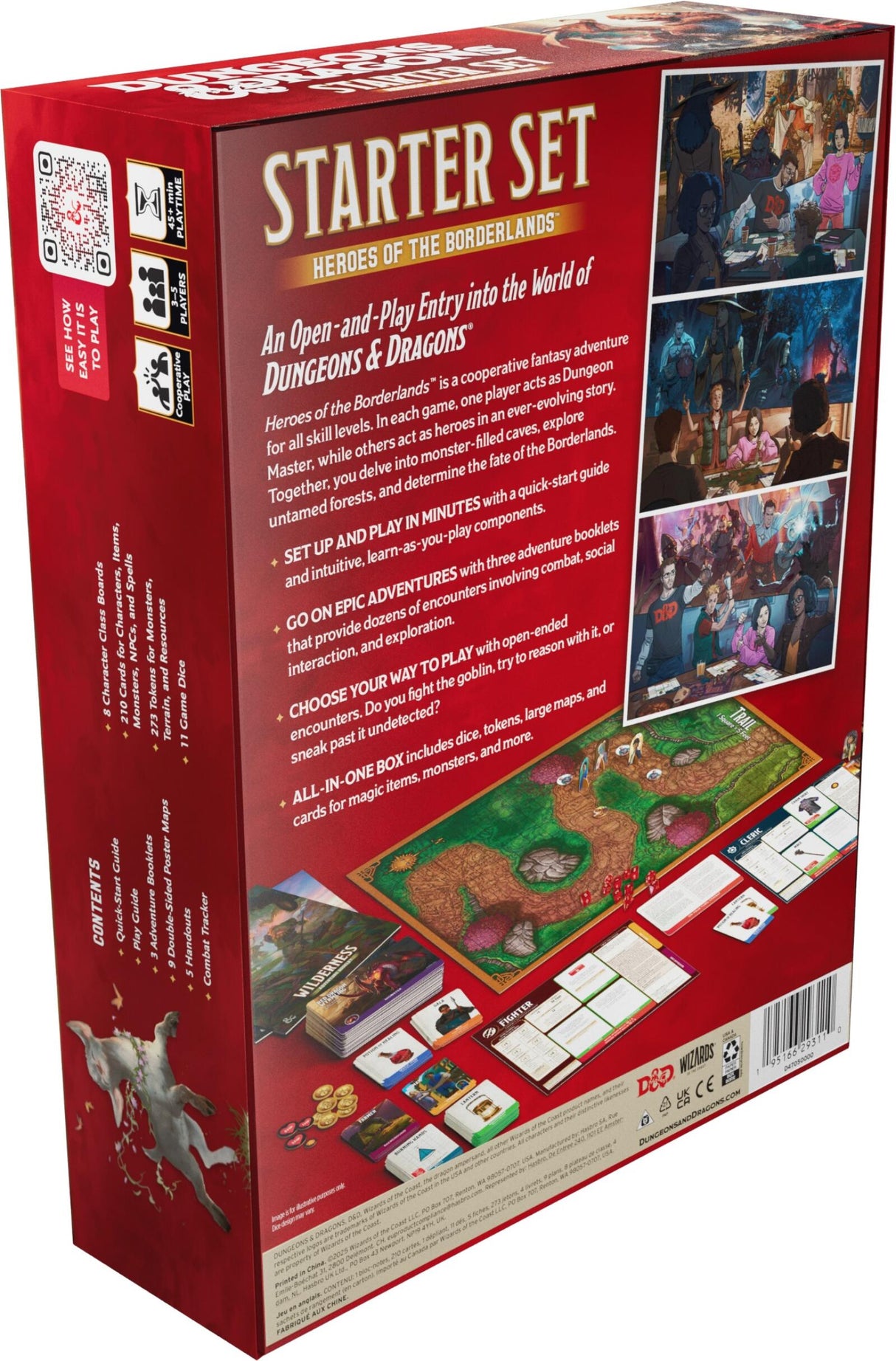 D&D Dungeons & Dragons Starter Set Heroes of the Borderlands