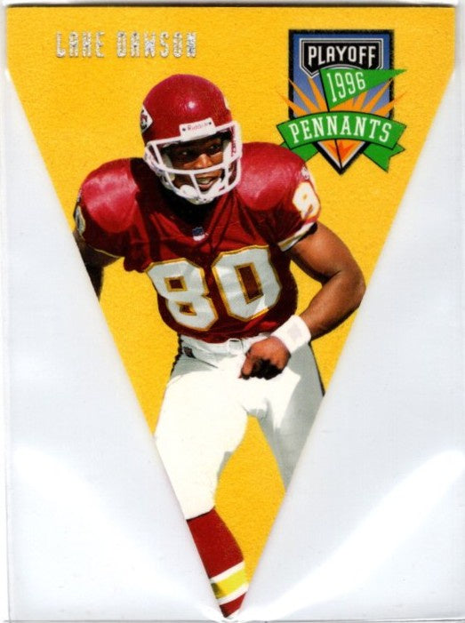 Lake Dawson, #47, Pennants, 1996 Playoff Contenders Football NFL