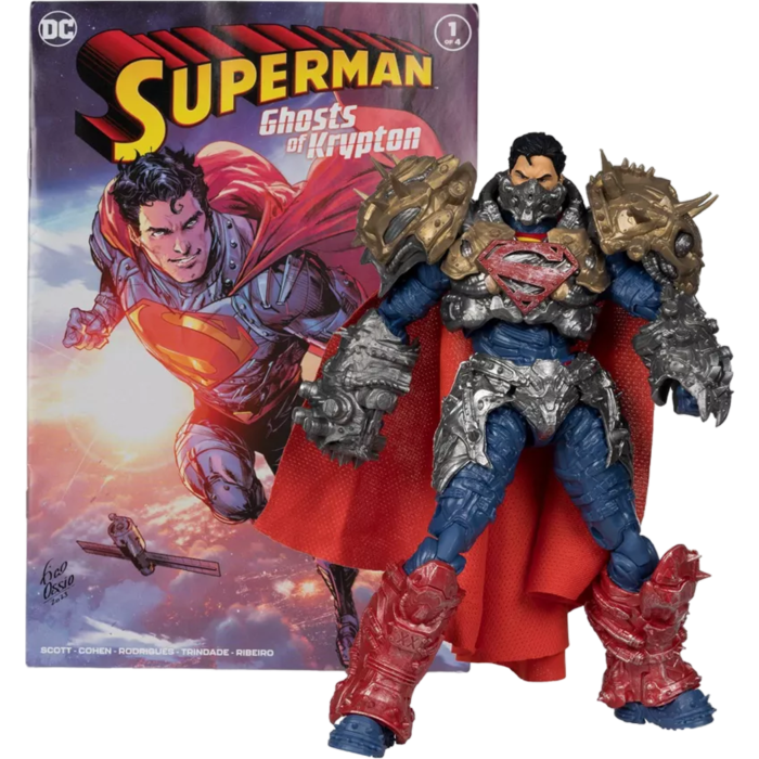 Superman: Ghosts of Krypton - Superman Page Punchers 7" Scale McFarlane Action Figure with Comic Book