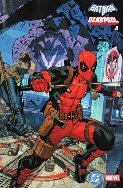 DC / Marvel: Batman / Deadpool #1 Dan Mora Wraparound Variant Comic