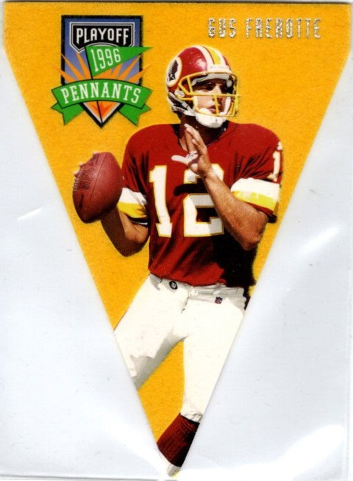 Gus Frerotte, #37, Pennants, 1996 Playoff Contenders Football NFL