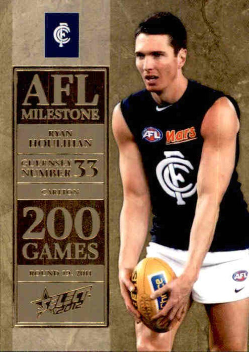 Ryan Houlihan, 200 Game Milestone, 2012 Select AFL Champions