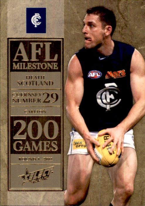 Heath Scotland, 200 Game Milestone, 2012 Select AFL Champions