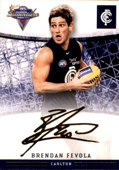 Brendan Fevola, Gold Signature, 2007 Select AFL Champions