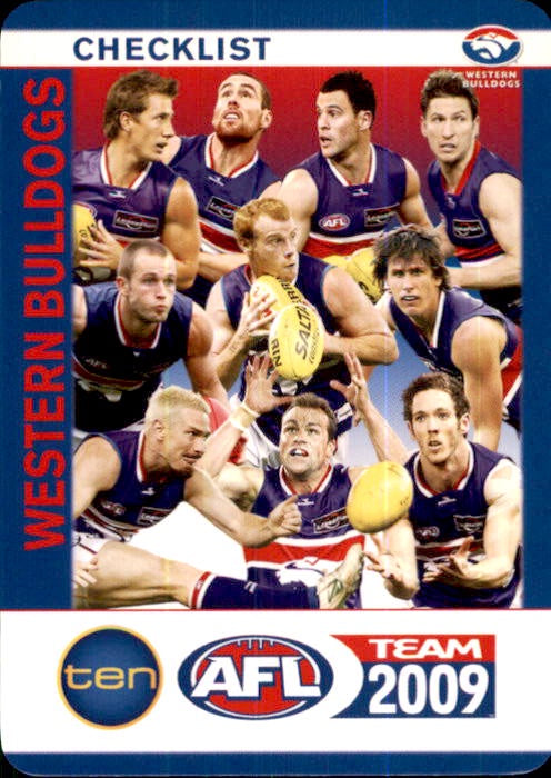 Western Bulldogs Checklist, 2009 Teamcoach AFL