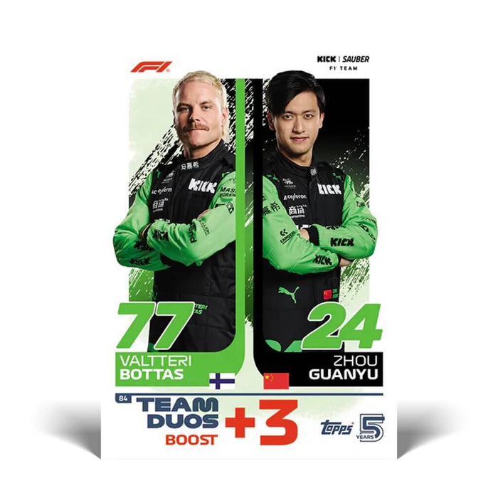 2024 Topps TURBO ATTAX Formula 1 Trading Cards Pack