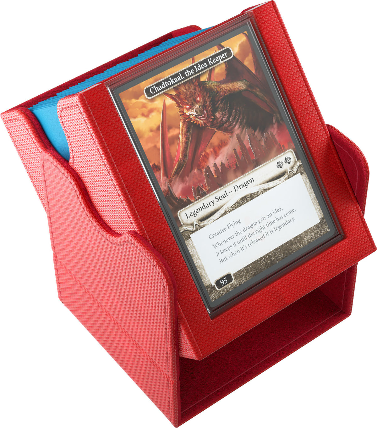 Gamegenic Squire PLUS 100+ XL Red Deck Box