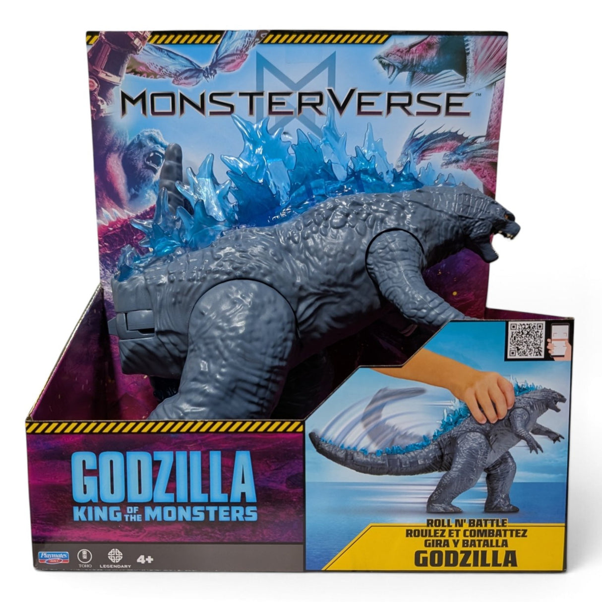 Godzilla x Kong 11" Giant Godzilla Roll N Battle Action Figure