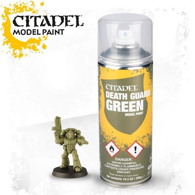 Citadel Colour Spray Paint, Death Guard Green 62-32, 400ml