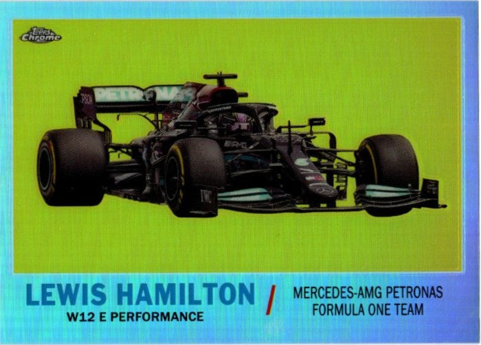 Lewis Hamilton, 1961 Retro, 2021 Topps Chrome Formula 1 Racing
