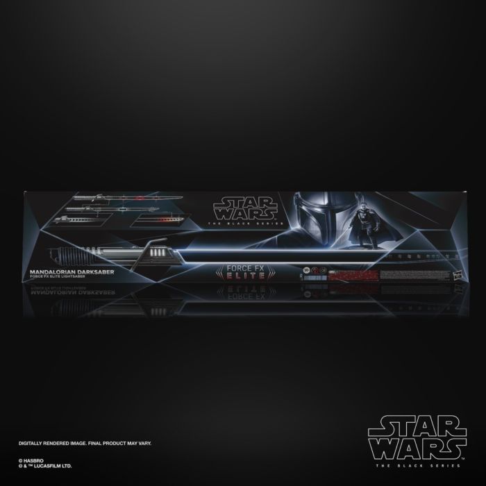 Star Wars The Black Series Force FX Elite - Mandalorian Darksaber, 1:1 Scale Life Sized Replica