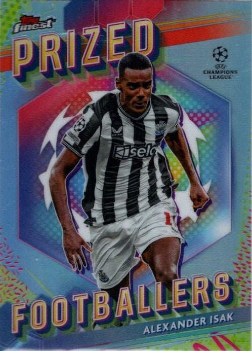 Alexander Isak, Prized Footballer, 2023-24 Topps Finest UEFA Champions League Soccer