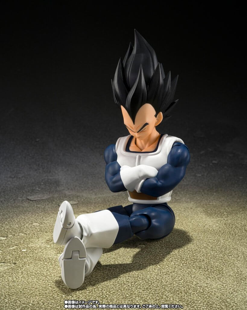 S.H.FIGUARTS Dragon Ball Z Vegeta -Old Battle Clothes- Action Figure