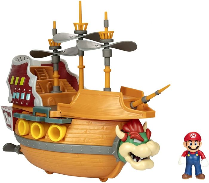 Nintendo Super Mario DLX Bowser's Ship Playset