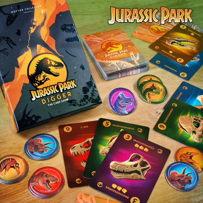 Jurassic Park Digger Card Game