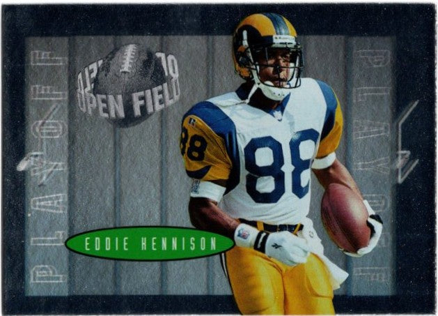 Eddie Kennison, #64, Open Field, 1996 Playoff Contenders Football NFL