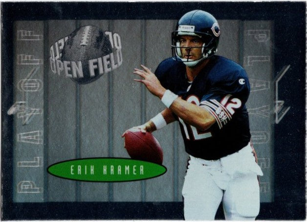 Erik Kramer, #62, Open Field, 1996 Playoff Contenders Football NFL