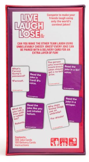 Live Laugh Lose Card Game