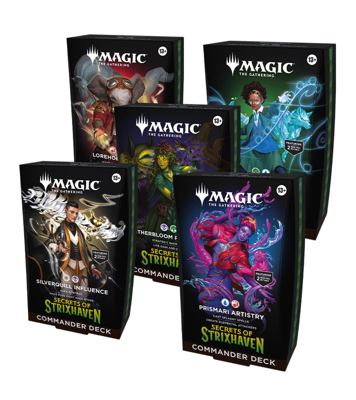 Quadrix Unlimited - Magic the Gathering Secrets of Strixhaven Commander Deck