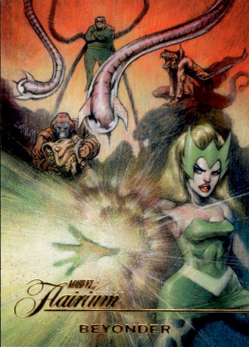 Beyonder, FT-17, Flairium, 2023 Fleer Marvel Flair