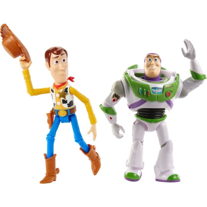 Pixar - Toy Story - Woody & Buzz Lightyear Pizza Planet Adventure 7" Action Figure 2-Pack