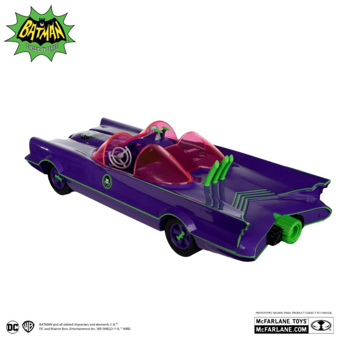 Batman (1966) - Batmobile & The Joker Figure DC Retro Gold Label 6" Scale Action Figure Vehicle 2-Pack