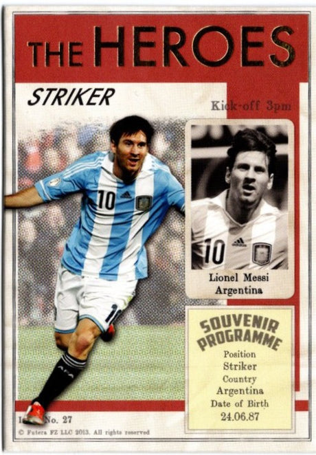 2013 Futera Unique World Football, The Heroes, Soccer Set