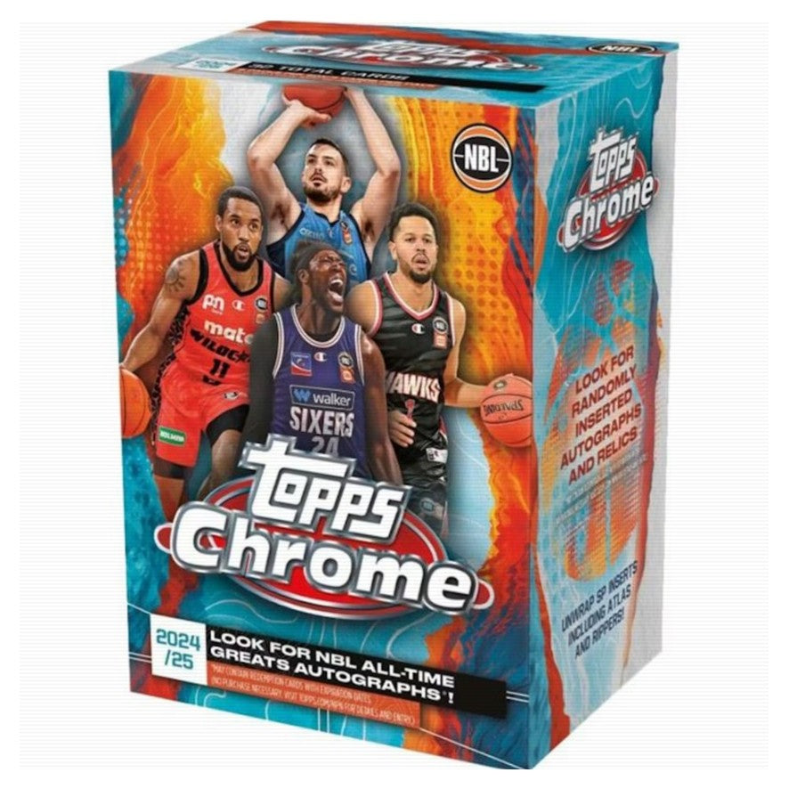 2024-25 Topps Chrome NBL Basketball Blaster Box