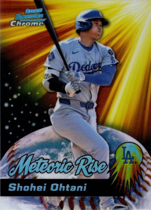 Shohei Ohtani, Meteoric Rise Refractor, 2025 Bowman Chrome Baseball MLB