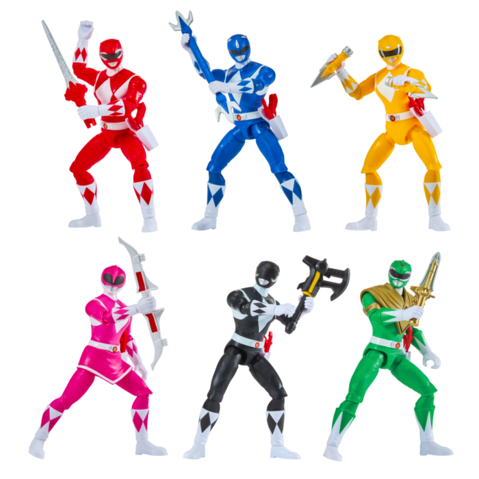 Mighty Morphin Power Rangers Re-Ignition 6 Action Figure Box Set