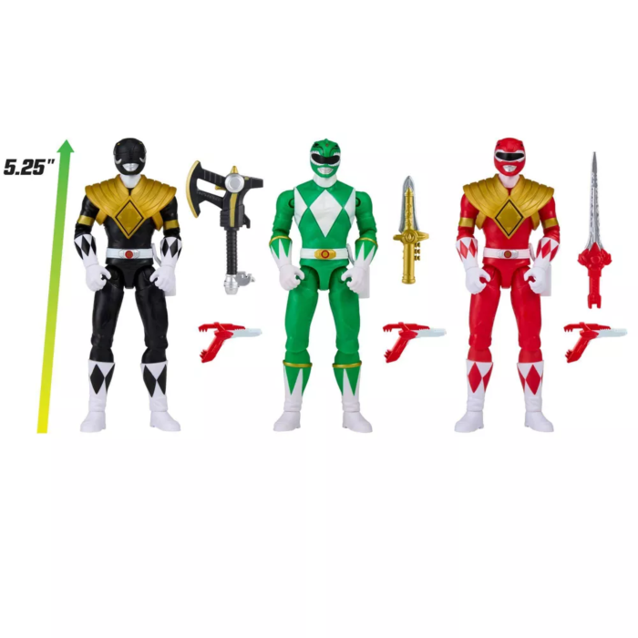 Mighty Morphin Power Rangers: Re-Ignition - Dragon Shield Power Transfer 5.25" Action Figure 3-Pack