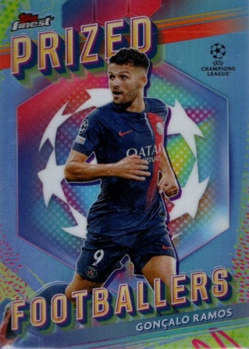 Goncalo Ramos, Prized Footballer, 2023-24 Topps Finest UEFA Champions League Soccer