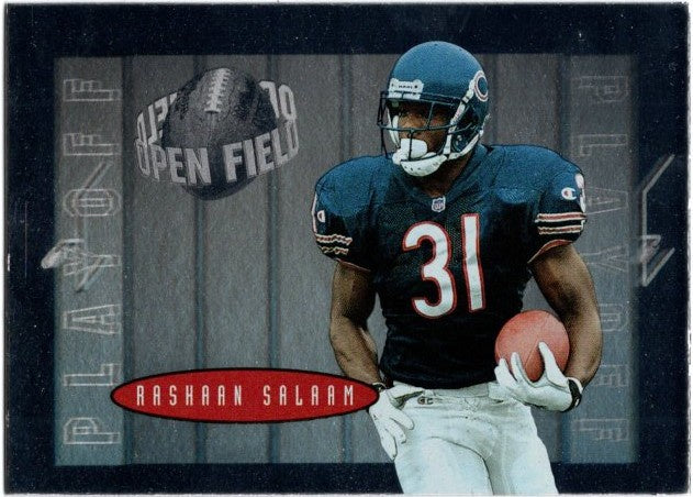 Rashaan Salaam, #23, Open Field, 1996 Playoff Contenders Football NFL
