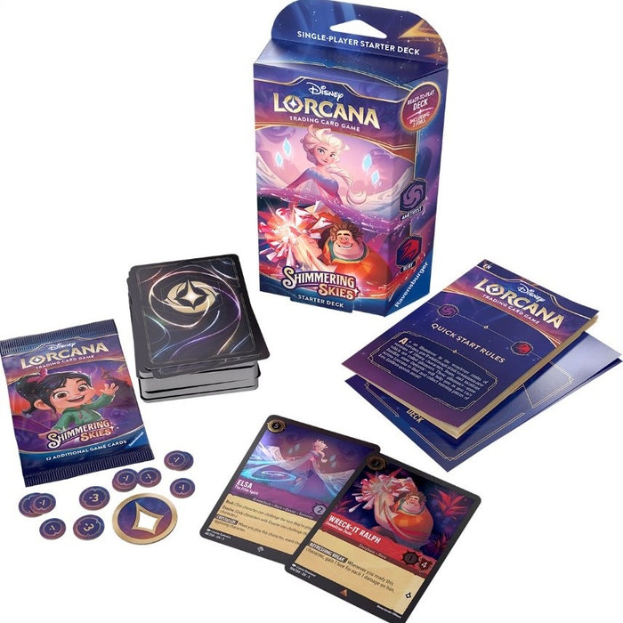 Disney Lorcana - Shimmering Skies - Amethyst/Ruby Starter Deck