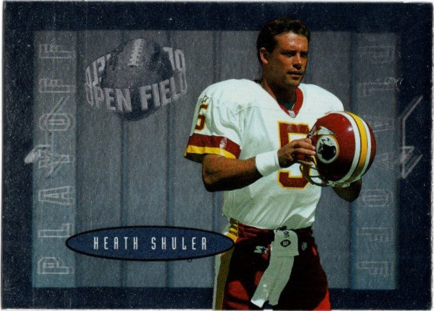 Heath Shuler, #69, Open Field, 1996 Playoff Contenders Football NFL