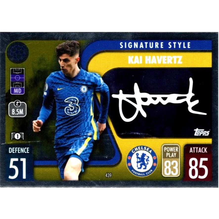 Kai Havertz, Signature Style, 2021-22 Topps Match Attax UEFA Champions & Europa League