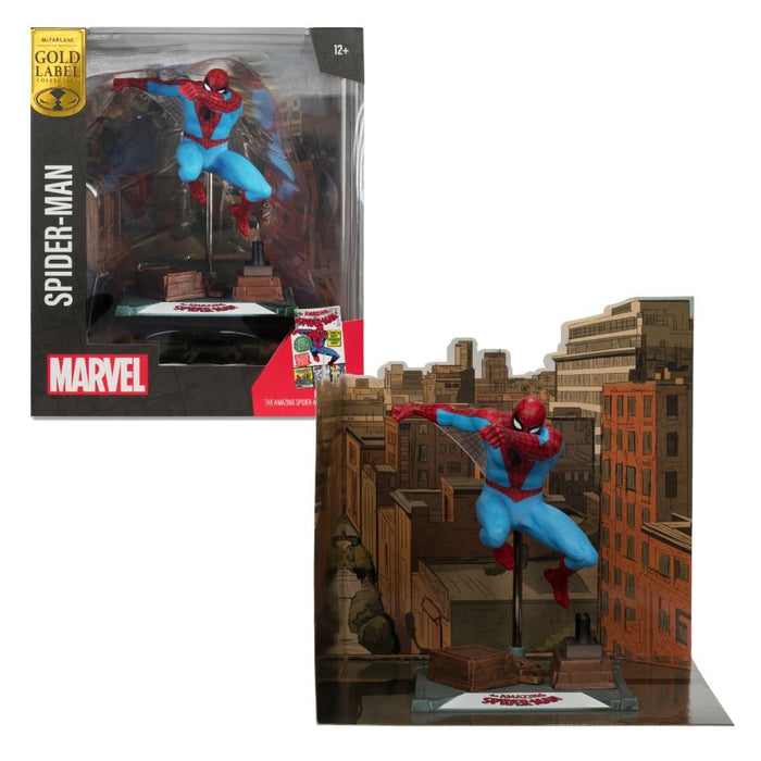 McFarlane Spider-Man (The Amazing Spider-Man #38) 1:10th Scale Posed Figure w/Scene