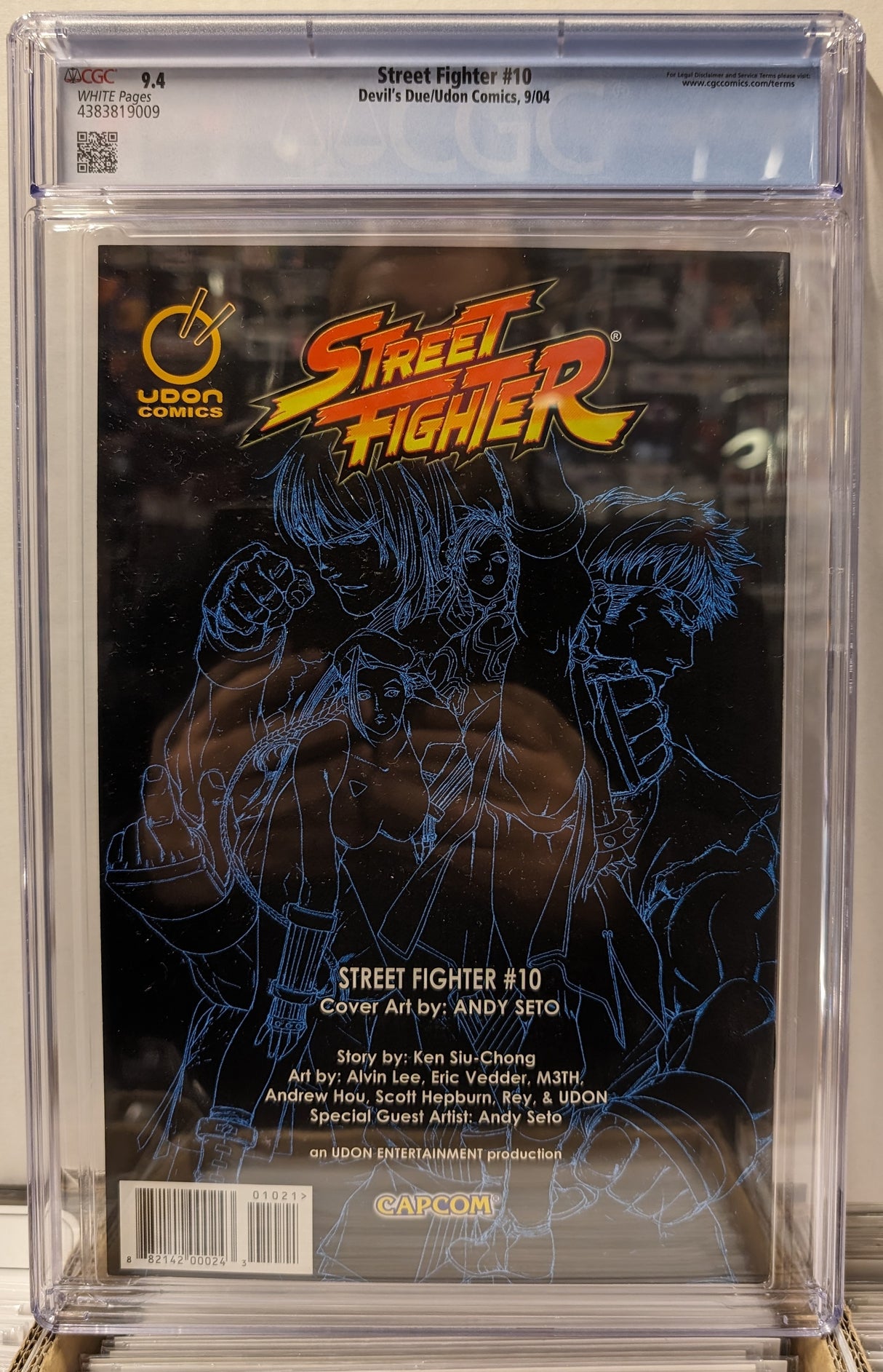 Street Fighter, Vol. 2, #10 Comic, Graded CGC 9.4