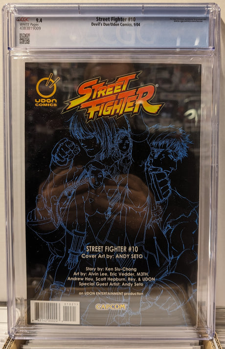 Street Fighter, Vol. 2, #10 Comic, Graded CGC 9.4