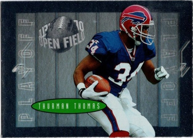 Thurman Thomas, #35, Open Field, 1996 Playoff Contenders Football NFL