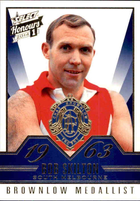 Bob Skilton, BG21, Brownlow Gallery, 2014 Select AFL Honours 1